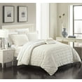 thumbnail image 3 of Chic Home DS3115 Amarillo Duvet Cover Set, King Size - White, 4 Piece, 3 of 5