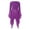 Purple, variant on YiZYiF Womens Sequins Chiffon Praise Dance Tunic Overlays Tops Flare Sleeve Worship Dancewear Black XL