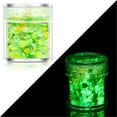thumbnail image 2 of Glow in The Dark Glitter Gel, UV Black Light Glitter for Body/Face/Hair/Eyeshadow, Face Makeup for Halloween Makeup Carnival Party, 2 of 9