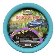 Cameleon Cover 150E-TEAL IONIZED New Silicone Teal Steering Wheel Cover