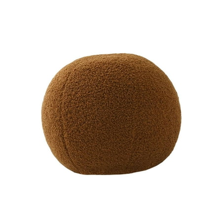 

Round Cushion Seat Cushion Cute Gift for Bedroom Sofa Interior Decoration Brown