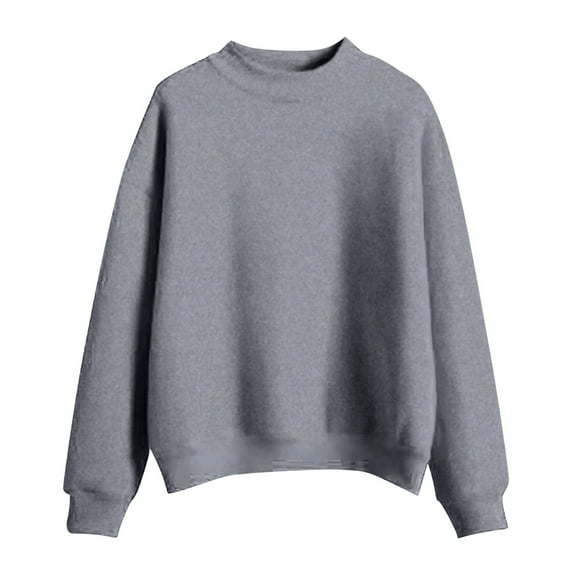 eileial Plus Size Sweatshirts for Women Crewneck Casual Tunic Tops Long Sleeve Shirts,B XXL