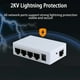 thumbnail image 5 of 4X 4 Puertos POE Extender 100Mbps 1 en 4 250 Metros Interruptor de Red Repetidor IEEE802.3af/en para PoE Switch NVR Cámara IP, 5 of 5