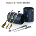 thumbnail image 2 of 5 PCS Metal Makeup Brushes Set with Brushes Holder, Wizard Wand Makeup Brushes Set for Women Girls, 2 of 6