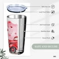 thumbnail image 3 of Love and Valentine''s Day 20 oz Tumbler with Lids and Straws Stainless Steel Vacuum Coffee Mug for Car Home Office Outdoor Travel, 3 of 7