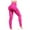 Hot Pink, variant on Fashion Plus Size Gym Yoga Pants for Women Solid Color Seamless Hip Lifting Breathable Yoga Suit With Tight Fitting High Waisted Sports Bottom Fitness Pants Save to 65% off!