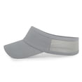 thumbnail image 5 of Dwellite Women Sun Visor Hat Sport Wear Athletic Visor Sun Sports Visor Hat Visor Adjustable Light Gray, 5 of 6
