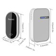 thumbnail image 3 of Bdday Wireless Doorbell 1V1 Frameless Super Switching Self-generating Switching Wireless Kinetics Energy Switching Battery- And Wiring- Remote Control, 3 of 7