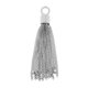 thumbnail image 2 of Dijes de borlas colgantes joyería para collar, pulsera, llavero, cadena de teléfono plata, 2 of 7