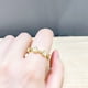 thumbnail image 3 of Jumpingount Anillo de mujer en forma de corazón anticorrosivo, anillos decorativos ajustables a la moda para mujer, adorno de joyería, regalo de Ropa, zapatos y accesorios Miscelánea Jumpingount AP014793-00, 3 of 6
