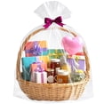 thumbnail image 1 of Extra Large Easter Cellophane Bags, 40x50 Inch Clear Cellophane Wrap for Gift Baskets, 10Pcs Jumbo Huge Clear Basket Bags (Ribbon Not Included), 1 of 7