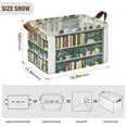 thumbnail image 7 of Yayeee Foldable Storage Basket for Shelves with Handles Waterproof Cloth Bins, White Shelf, 7 of 7