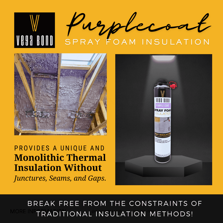 Vega Bond Single Foam Insulation Kit, 240 Board Feet