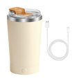 thumbnail image 7 of Opvise Automatic Self-Stirring Coffee Cup - Premium 316 Stainless Steel, 400ml Electric Mug with 7000 RPM Magnetic Stirring, USB Rechargeable & 360° Leak-Proof Design for Hot/Cold Beverages, 7 of 7