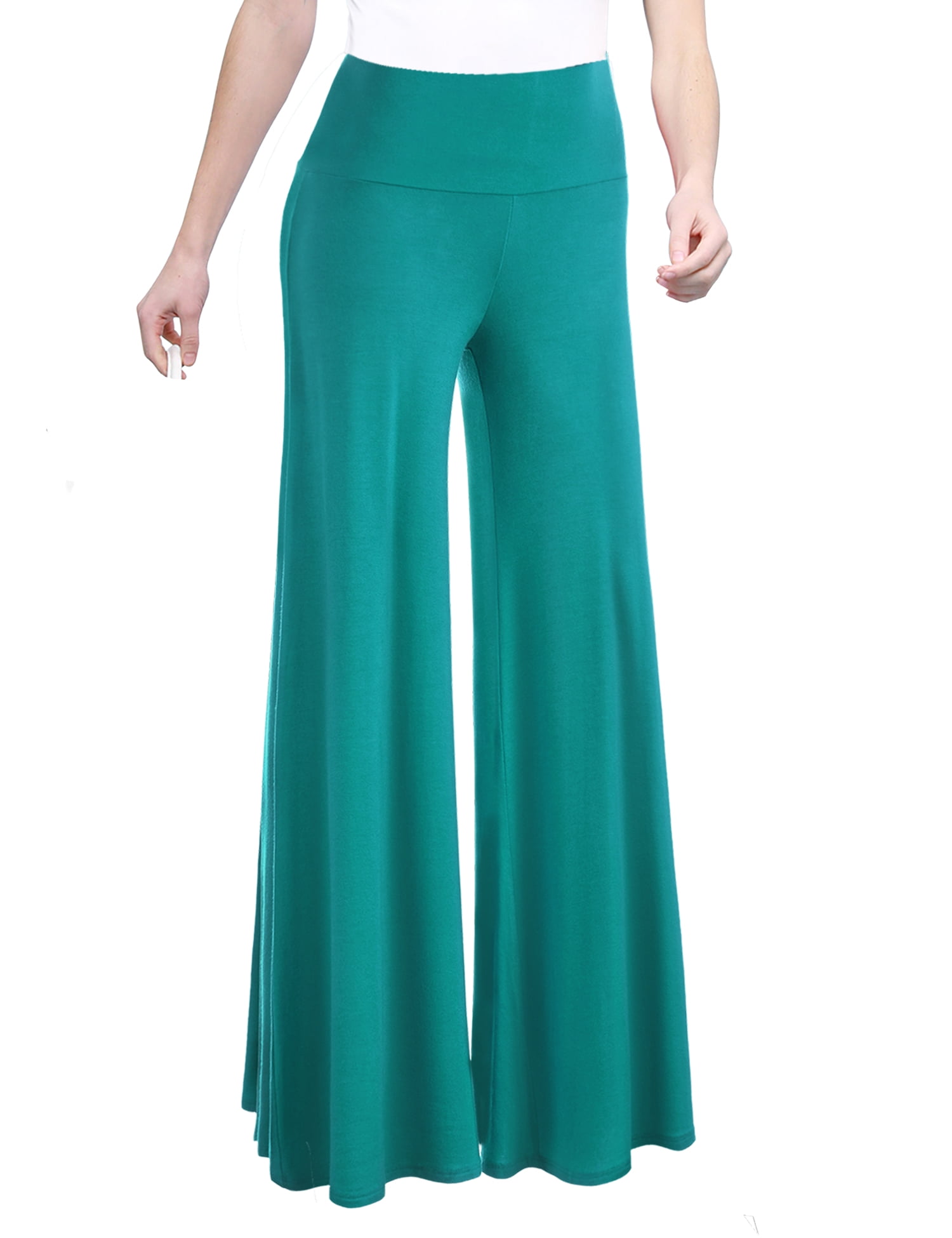Made by Johnny Women's Chic Palazzo Lounge Pants XXXXXL JADE