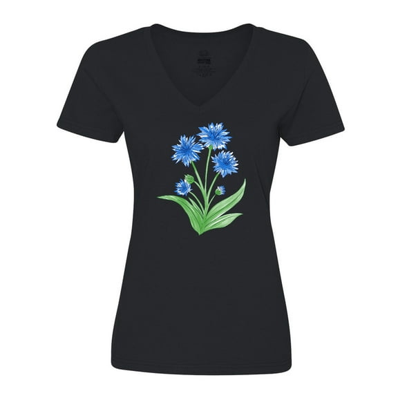 Inktastic Cornflower Women's V-Neck T-Shirt