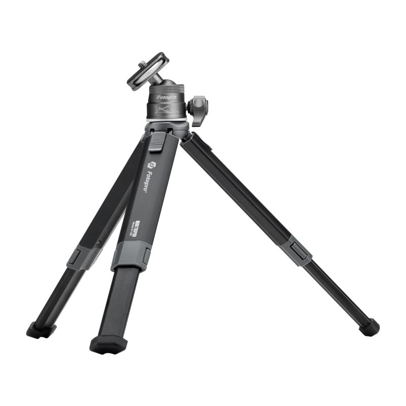 Fotopro Mini Desktop Camera Tripod, Aluminum Portable Mini Tabletop Stand, 360 Degree Ball Head with 1/4” Screw for Phone DSLR Camera Video Camcorder, SY390