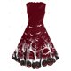 thumbnail image 2 of Vestido vintage con estampado de calabaza y murciélago talla grande Rosegal  Suéteres Cárdigans, 2 of 5