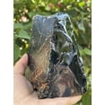 thumbnail image 2 of Extra Large Black Obsidian Rough Stones, 3-10" Natural Black Obsidian, Raw Black Obsidian Crystals (2-3 lb), 2 of 4