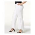thumbnail image 3 of INC Womens White Flare Pants Plus Size: 20W, 3 of 5
