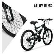 Hyper Bicycles 24 Havoc Mountain Bike, Children Ages 10-14, Black