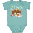 thumbnail image 3 of Inktastic Merry Christmas Cute Nativity Scene Boys or Girls Baby Bodysuit, 3 of 5