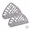 Triangular V-pattern Style Silver, variant on Stainless Steel Triangle V-Pattern Standing Napkin Holder 2 Pack Modern Minimalist Table Tissue Organizer for Restaurant Bar Hotel Café Kitchen Use