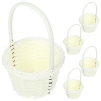 TABLZONE Storage Basket for Home Bamboo Baskets Storage General Users Desktop Organization 5pcs