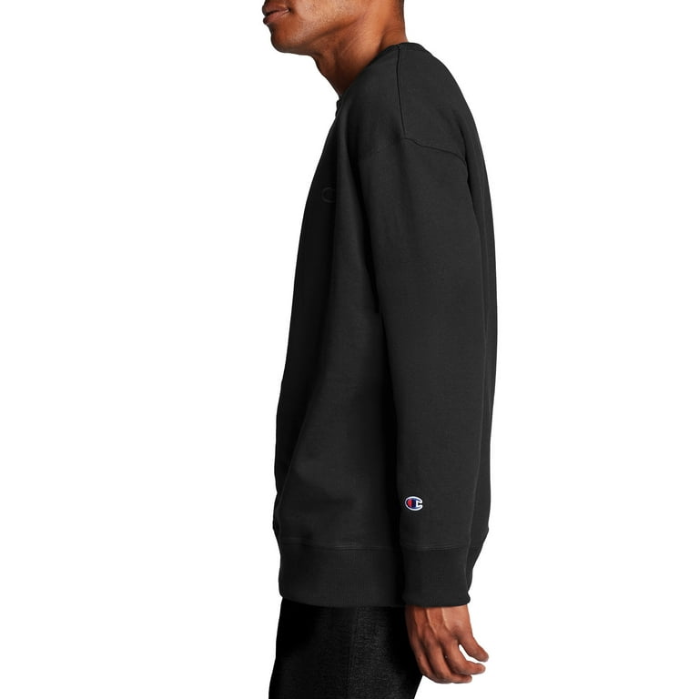 Champion Men's Powerblend Fleece Crewneck Sweatshirt, C Logo