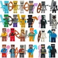 thumbnail image 1 of Colección de 24 Minifiguras de Bloques de Construcción MOC, Figuras del Mundo de Cubos | Decoración de Cumpleaños y Regalos para Fans, 1 of 5