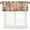 Wood-14, variant on Rustic Wooden Valance Curtain Brown Barn Door Wood Board Western Vintage Farmhouse Country Rod Pocket Valance Window Treatments Short Curtains for Kitchen 54x18inch