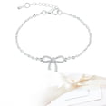 thumbnail image 3 of 5.5 Inch Bow Bracelet Bracelets for Women Adjustable Bow Bangle - Bracelets for Women Adjustable Bracelets Bangle Bracelets - For Daily Styling & Gift Giving, 3 of 5