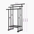 thumbnail image 4 of Towel Racks for Bathroom Metal Towel Rack Standing with Storage Shelf Bathroom Accessories Bath Towel Holder Next to Tub or Shower &Silver ( ), 4 of 9