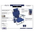 thumbnail image 4 of Silla de Playa Rio Beach para Niños con 5 Posiciones y Respaldo Plano con Mochila, 4 of 7