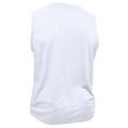 thumbnail image 6 of BXINGOHAI Men's Workout Tank Tops Sleeveless Muscle Gym Henley Shirt Casual Basic Summer Beach Tops White,M, 6 of 6