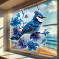 thumbnail image 4 of Hand Painted Hummingbird Suncatcher, Stained Acrylic 8" Window Ornament for Indoor Outdoor Decor, Nature Themed Gift for Women, Mothers & Bird Lovers, 4 of 7