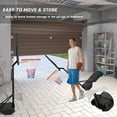 thumbnail image 6 of SULIVES Swimming Pool Basketball Hoop - 45"-54" Adjustable Height Portable Poolside Basketball Goal, Black, 6 of 7