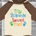 thumbnail image 4 of Inktastic My Grammie Loves Me Boys or Girls Long Sleeve Baby Bodysuit, 4 of 5