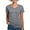 Gray, variant on - Phi Sigma Pi Shield Black Wordmark T Shirt - Women's V-Neck Dark T-Shirt