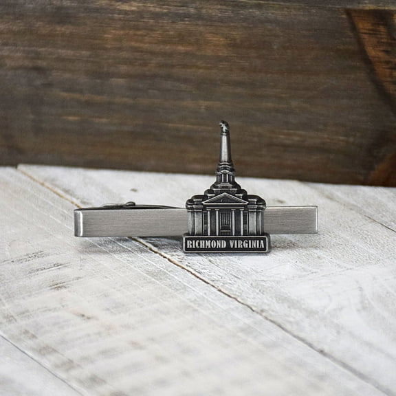 Richmond Virginia Temple Antique Silver Temple Tieclip by Ringmasters