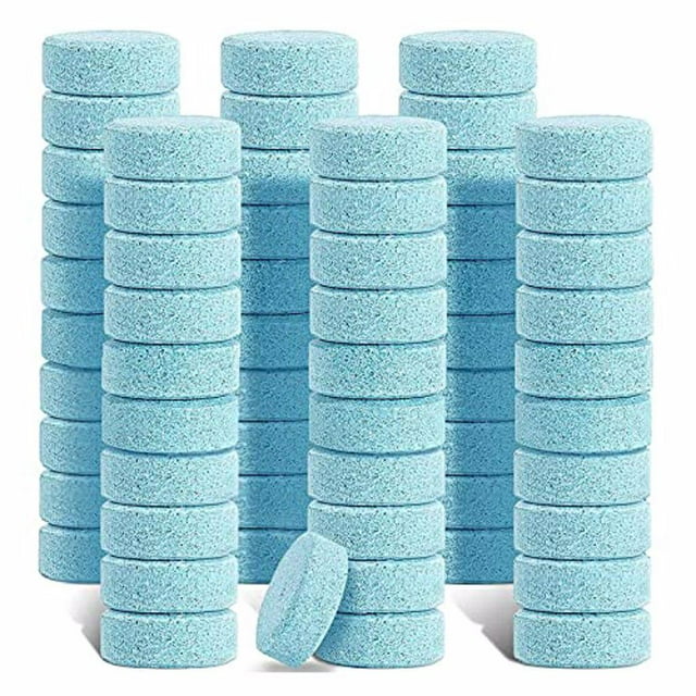 Guardoinrt 60pcs Solid Washer Effervescent Glass Cleaning Washing Tools Durable Detailing Car Kitchen Window Cleaners Household 1Set