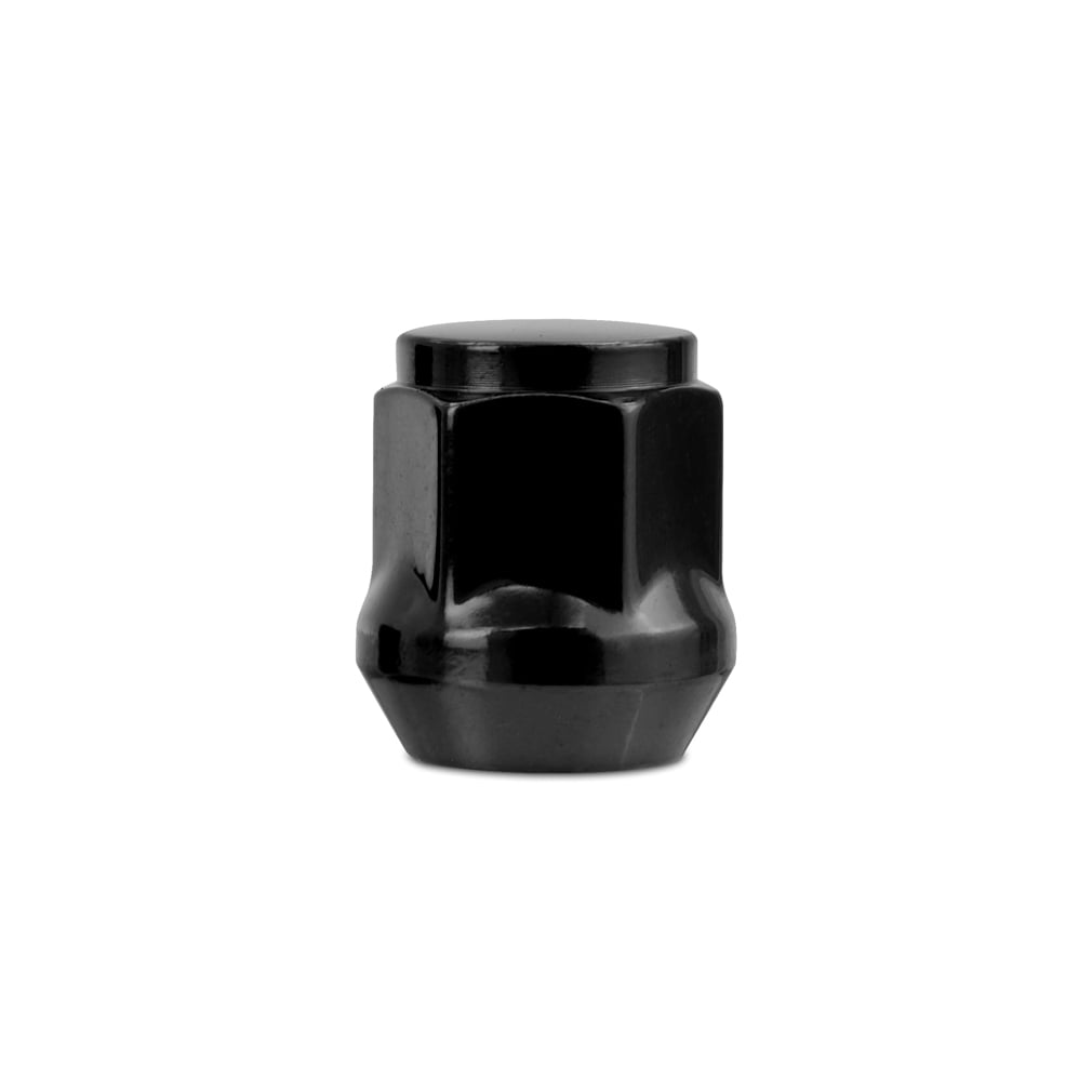 Mishimoto Steel Lug Nuts, M14x1.5, Acorn Seat, 32pc Set, Black
