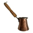 thumbnail image 3 of maskred Turkish Coffee Pot Kitchen with Long Cafe Pot Arabic Bar Greek Handle Coffee Gold 225ml, 3 of 6