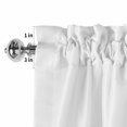 thumbnail image 2 of Valances for Windows Black White Buffalo Plaid Polka Dots Carrot Rod Pocket Short Curtain for Bathroom Living Room Bedroom Happ Easter 1 Panel 42x12in, 2 of 9