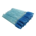 thumbnail image 1 of Qarigey Paquete de 50 cepillos para pestañas, accesorios exquisitos para mujeres, varitas dulces para el Día de San Valentín, pinzas para Pinceles de maquillaje y herramientas Varilla de cristal/Azul, 1 of 6