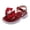 a70-Red, variant on KPOPLK Girls Sandals Open Toe Cute Flats Dress Sandals Summer Cross Strappy Shoes Toddler/Little Kid/Big Kid Size 7,Pink