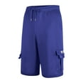 thumbnail image 4 of Admvng Cargo Shorts For Men Casual Solid Drawstring Athletic Gym Outdoor Work Shorts With Pocket S-2XL, 4 of 6