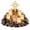 #H05727-C, variant on Christmas Lighted Glowing Centerpiece, Soft Flameless LED Glow Rustic Wooden Decor, Indoor Table Mantel Holiday Decoration for Dining Room Entryway Xmas Gift