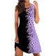 thumbnail image 2 of WILLBEST Vestidos Casuales para Mujer Verano Vestidos de Verano para Mujer Moda Ojo de Cerradura sin Mangas Tanque Boho Estampado Floral Casual Playa Mini Vestido Mediana​​, 2 of 3