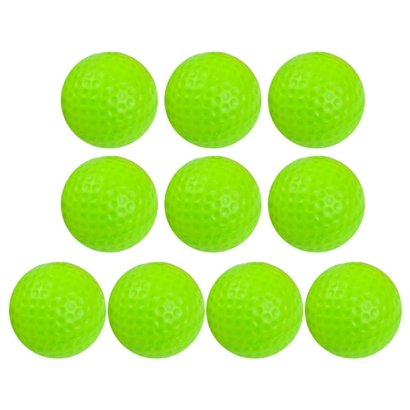 BIBABLYKE 10 Pack Foam Golf Practice Balls,Practice Golf Balls for Beginner Indoor Outdoor Training